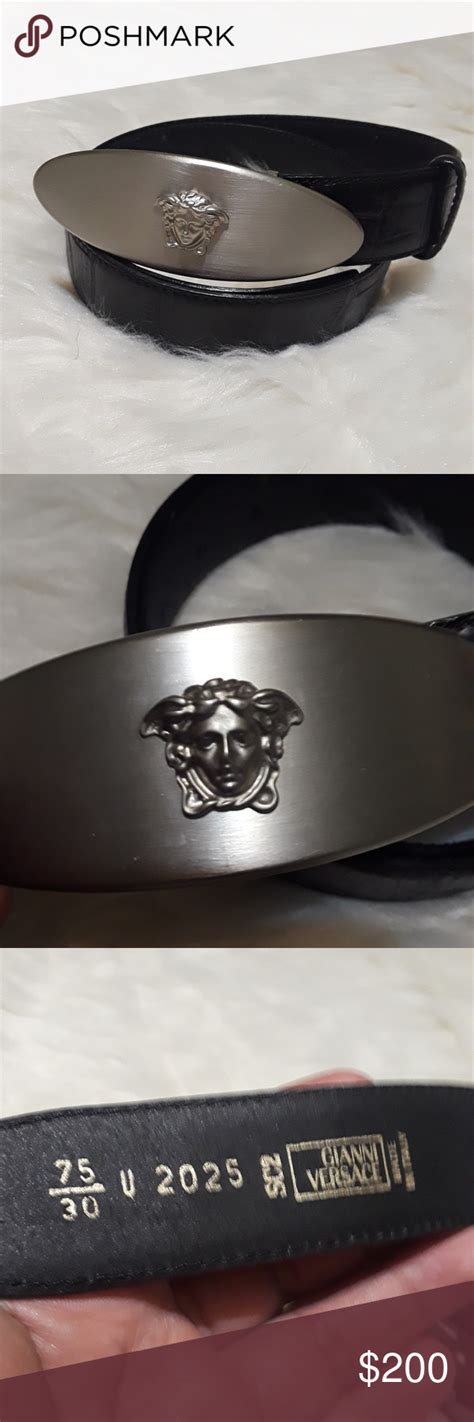 versace belt embossed|gianni Versace men's belts.